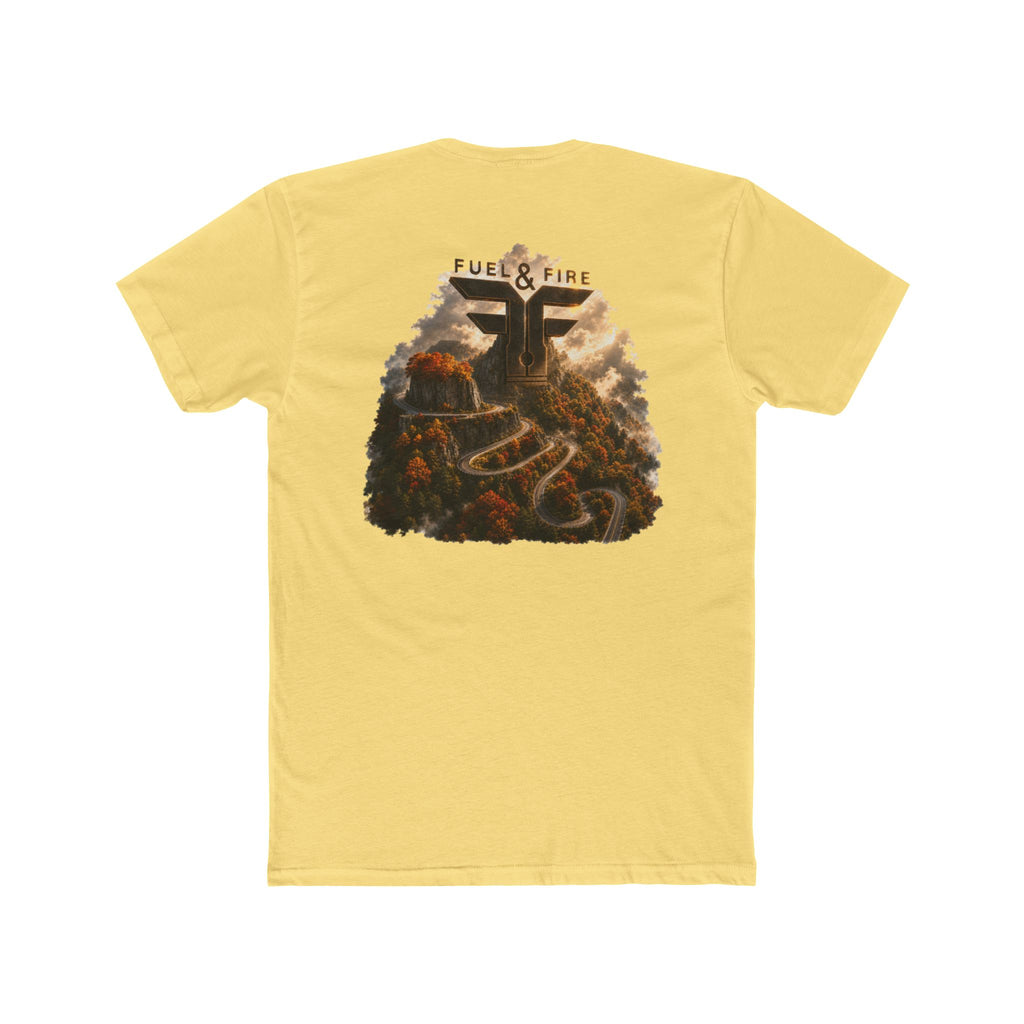 Fuel & Fire Graphic Tee — Tail of the Dragon Adventure Logo T-Shirt