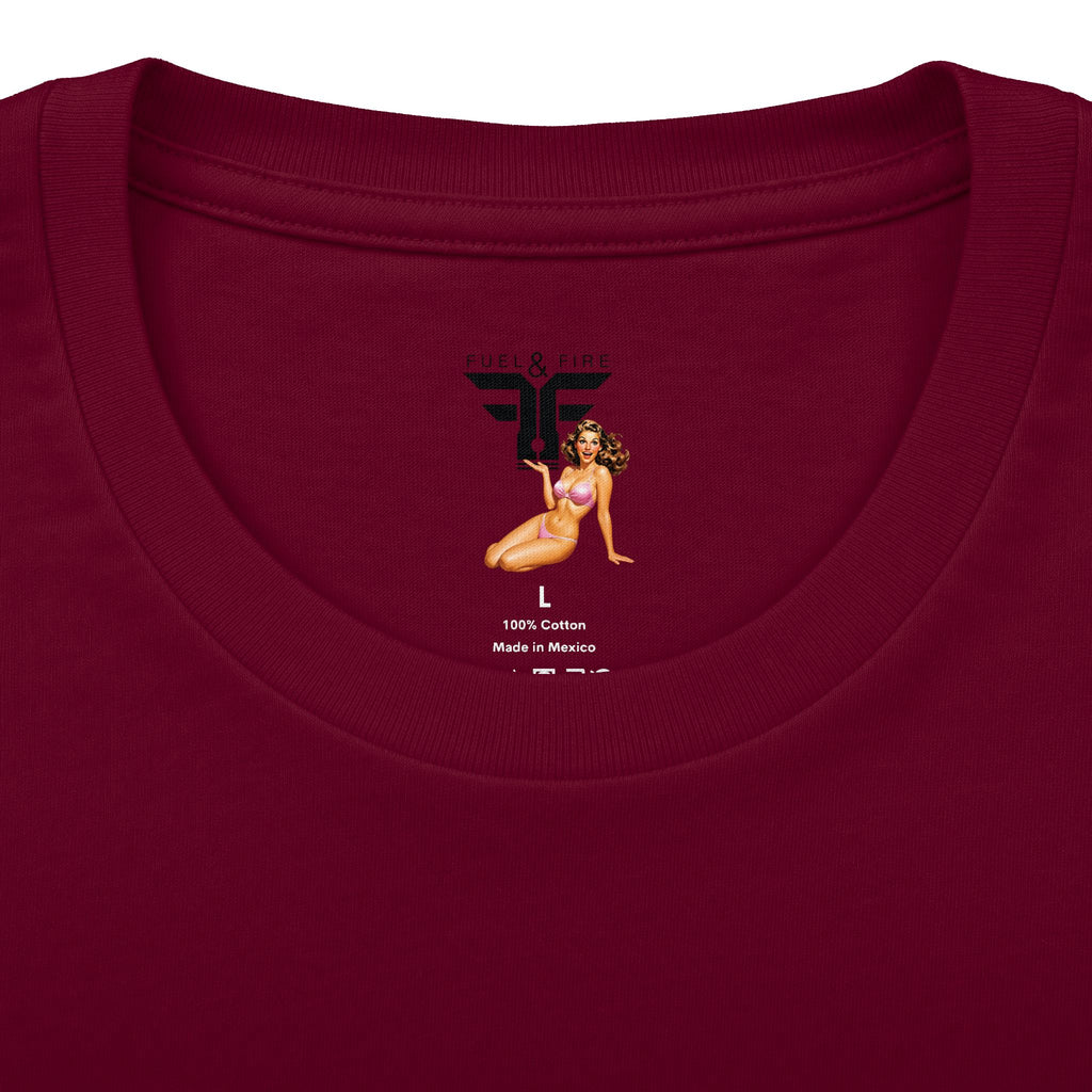 Fuel & Fire Smoke Show Distillery Tee — Vintage Whiskey Label Graphic T-Shirt