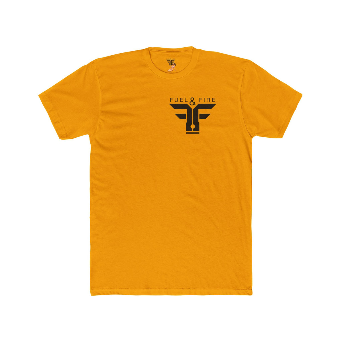 Fuel & Fire Muscle Car Tee — Honest Abe Hot Rod Graphic T-Shirt