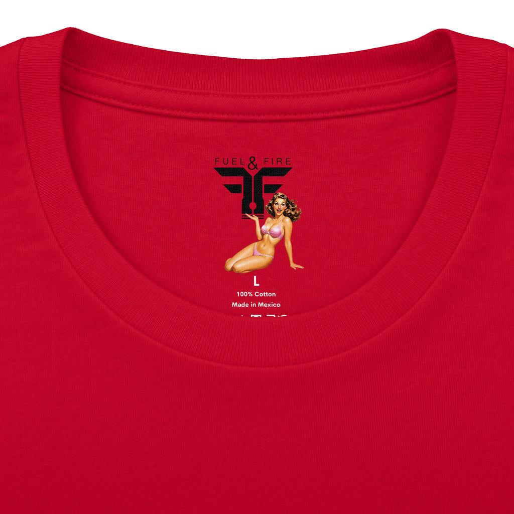 Fuel & Fire Space Race — Retro Racing Graphic T-Shirt