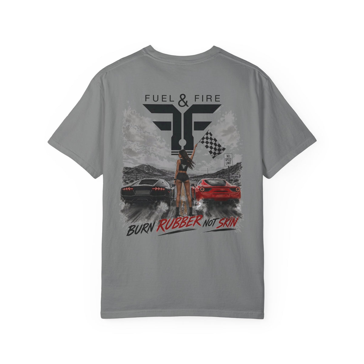 Fuel & Fire Racing T‑Shirt — Exotics Life Graphic Tee