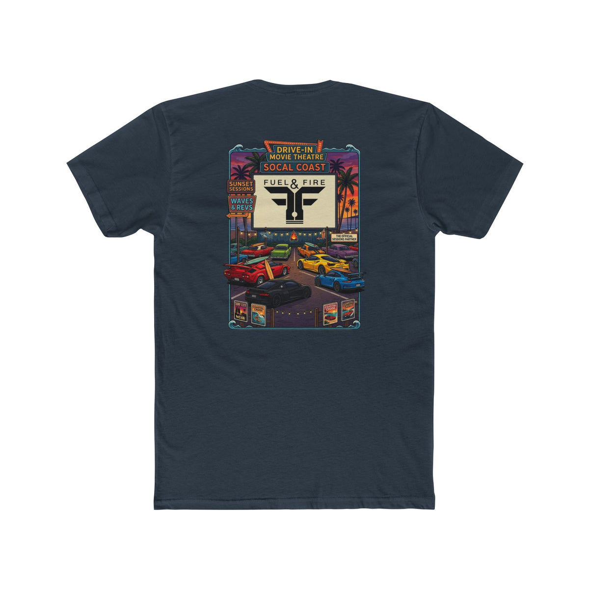 Crew Tee — "Fuel & Fire" SoCal Drive-In Tee