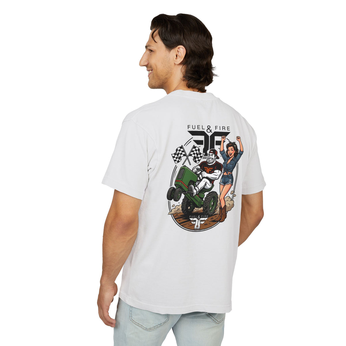 Big Block Bobby — 'Fuel & Fire' Off‑Road Tractor Graphic