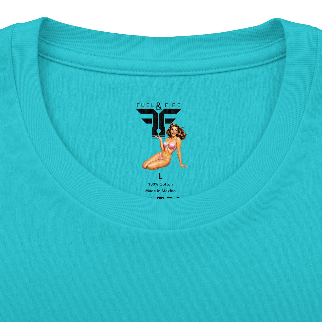 Fuel & Fire Racing Tee — Laguna Seca Graphic Cotton Crewneck