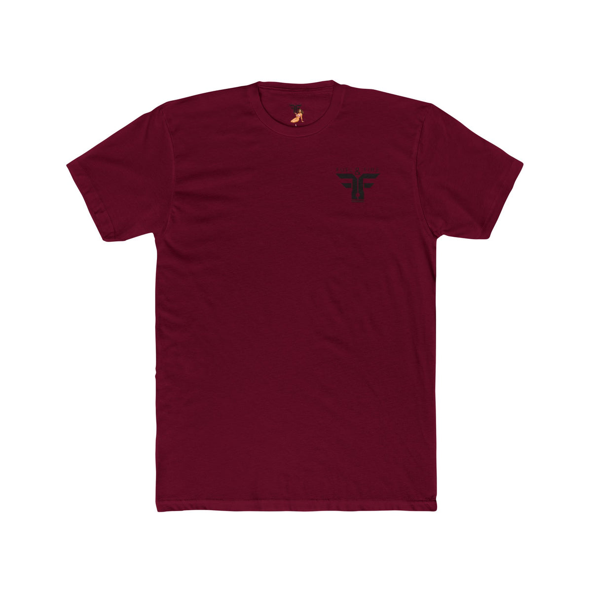 Fuel & Fire Smoke Show Distillery Tee — Vintage Whiskey Label Graphic T-Shirt