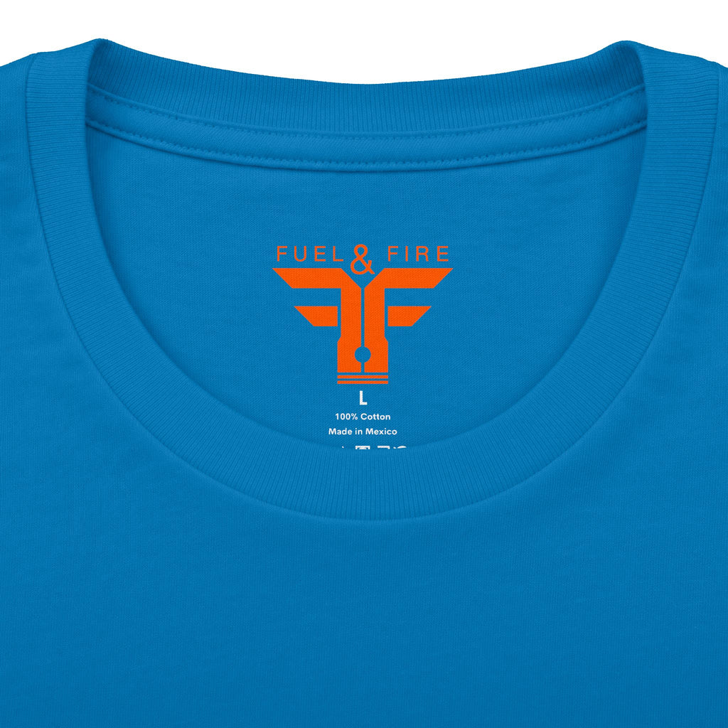 Big Block Bobby — Fuel & Fire Red Convertible Retro Tee