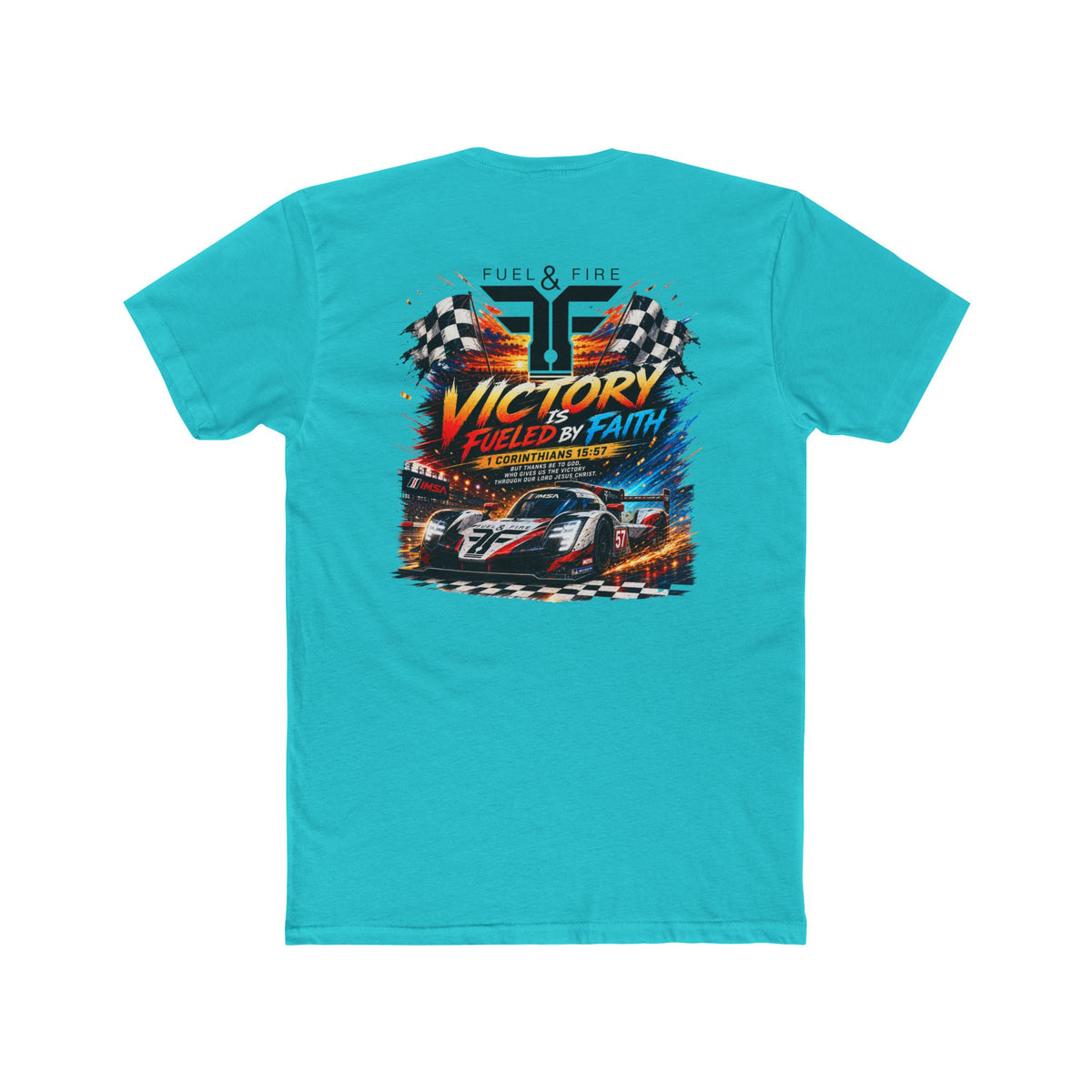 IMSA Victory Tee — “Victory Fueled by Faith” Graphic T-Shirt