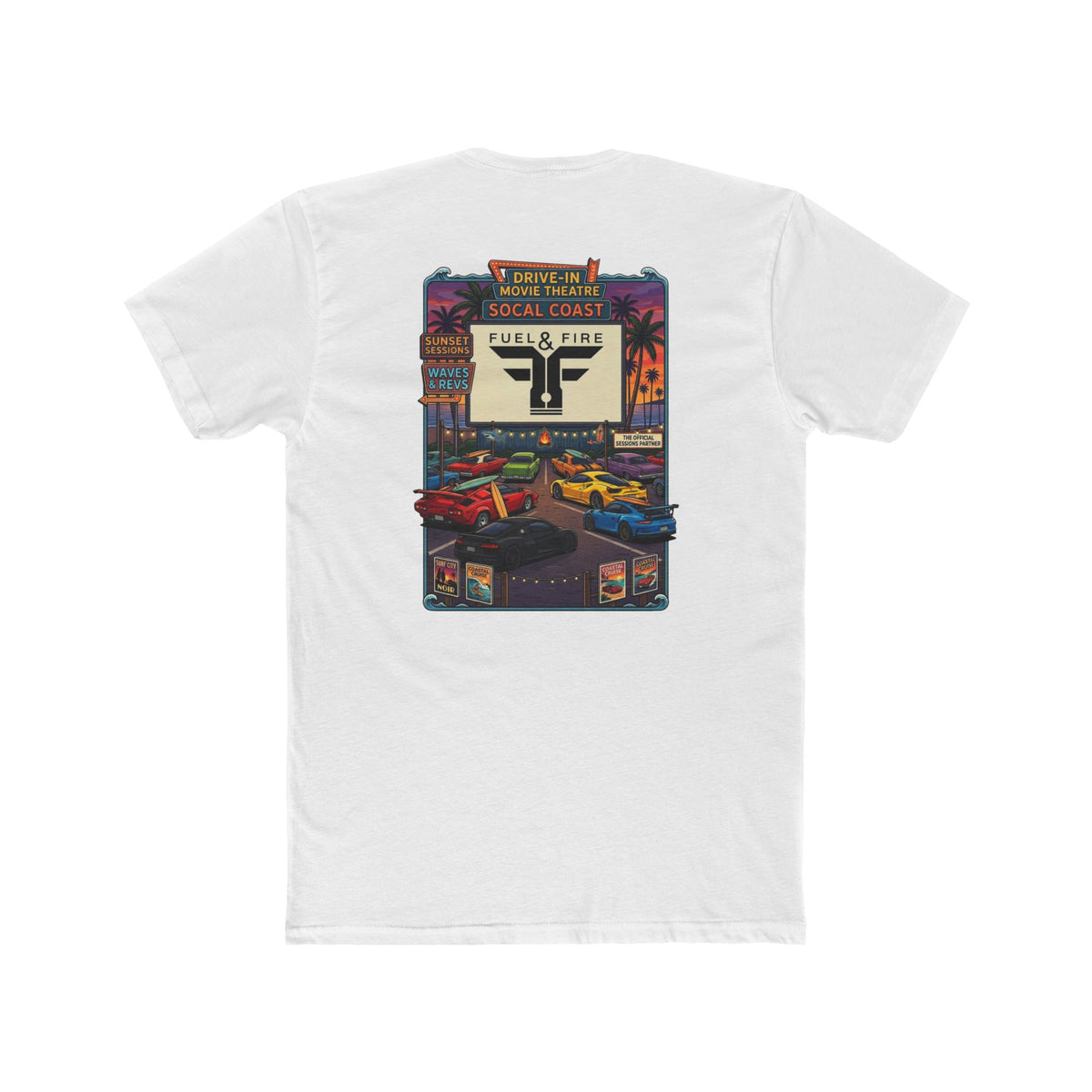 Crew Tee — "Fuel & Fire" SoCal Drive-In Tee