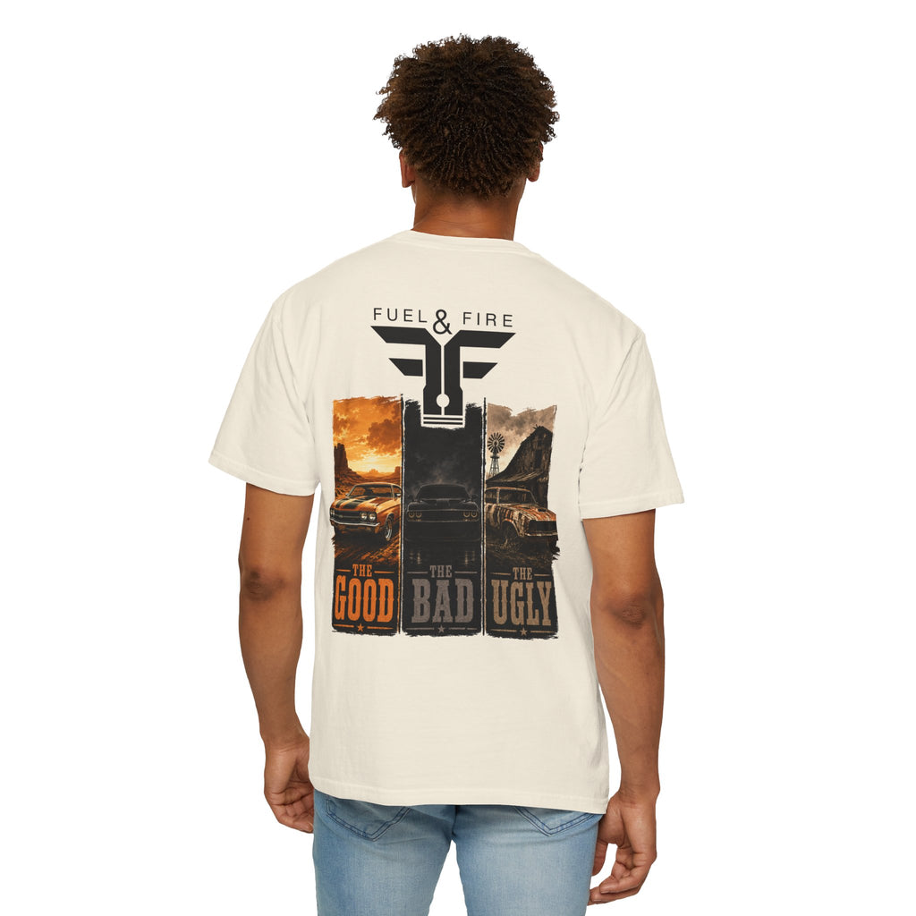 T-Shirt — Fuel & Fire "The Good The Bad The Ugly" Graphic Tee