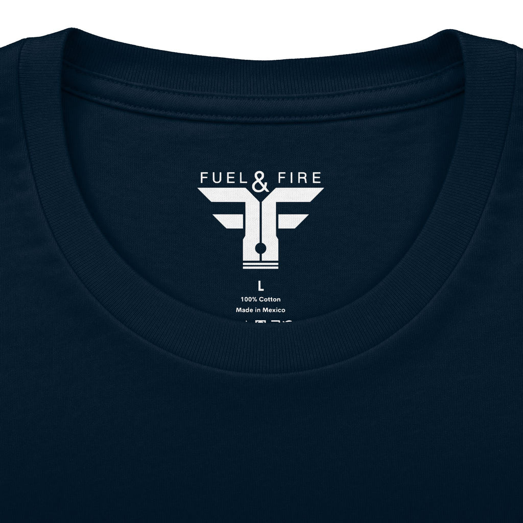 Burn Rubber Not Skin Graphic Tee — Pinup Tachometer Shirt