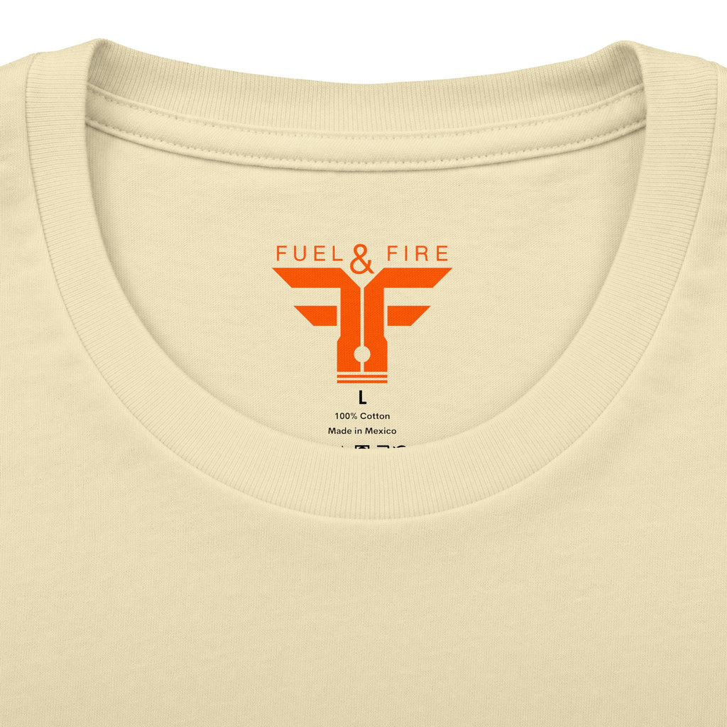 Big Block Bobby — Fuel & Fire Red Convertible Retro Tee