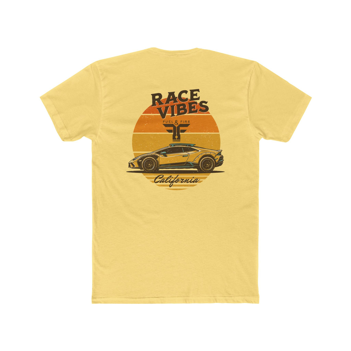 Race Vibes Sterrato Car Tee — Retro Sunset California Racer T-Shirt