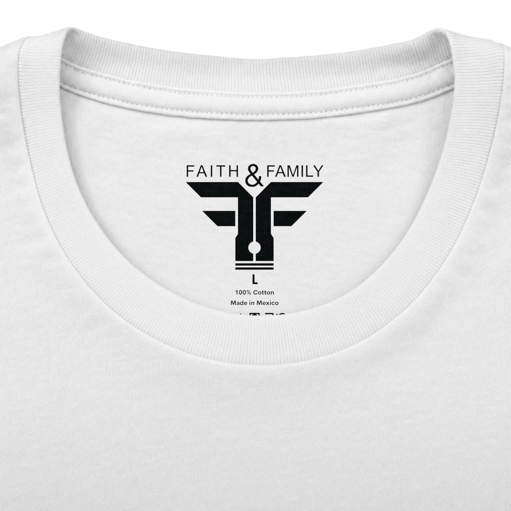 Faith & Family Muscle Car Tee  — John 11:35 Cuda Prayer Graphic T‑Shirt