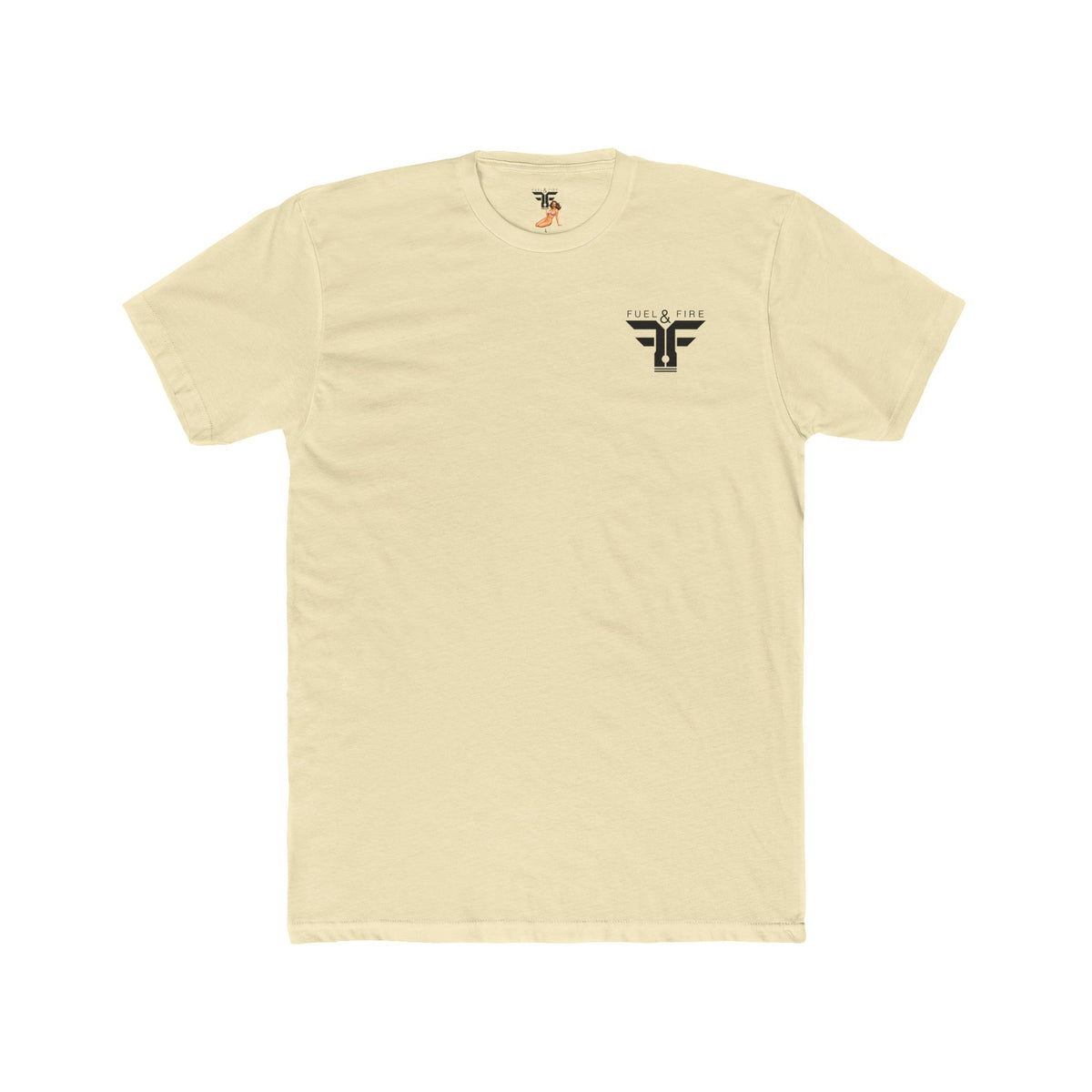 Fuel & Fire Whiskey Logo T-Shirt — Vintage Distillery Graphic Tee