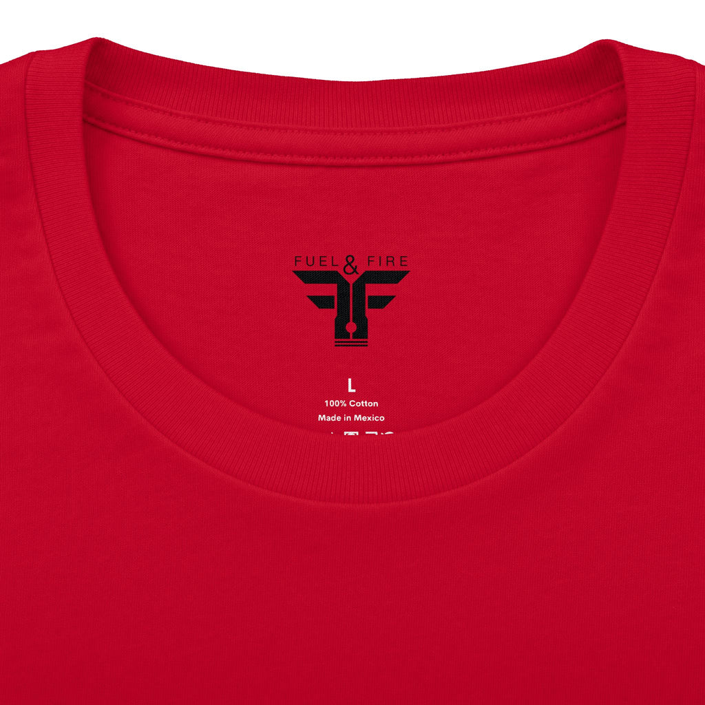 Fuel & Fire 'But Did You Die?' Crew Tee — Burning Rubber Graphic T-Shirt