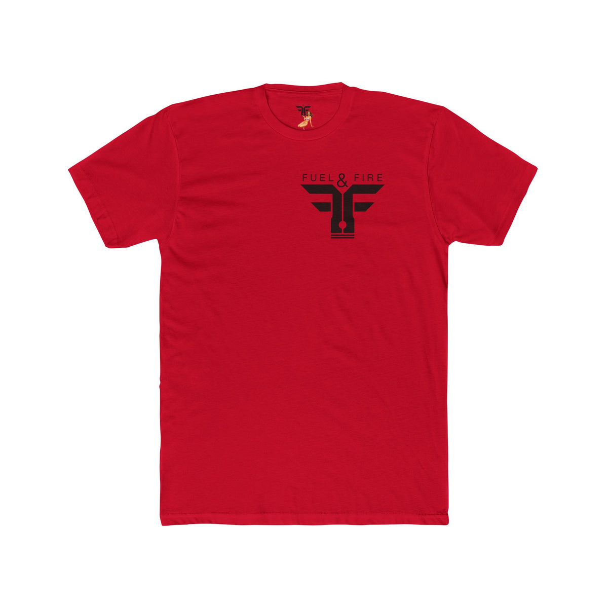 Fuel & Fire Muscle Car Tee — Honest Abe Hot Rod Graphic T-Shirt