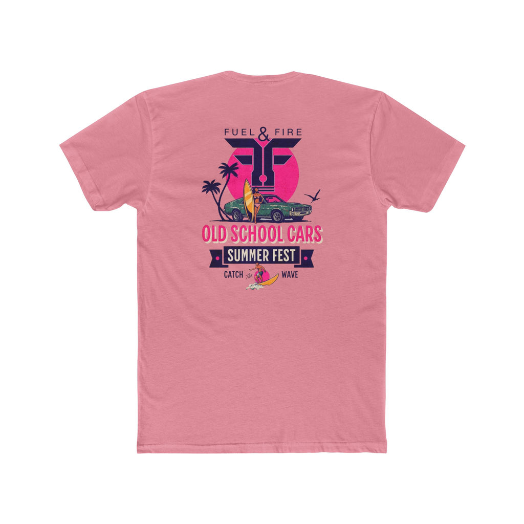Old School Cars Summer Fest Tee — Fuel & Fire AMC AMX Car T-Shirt