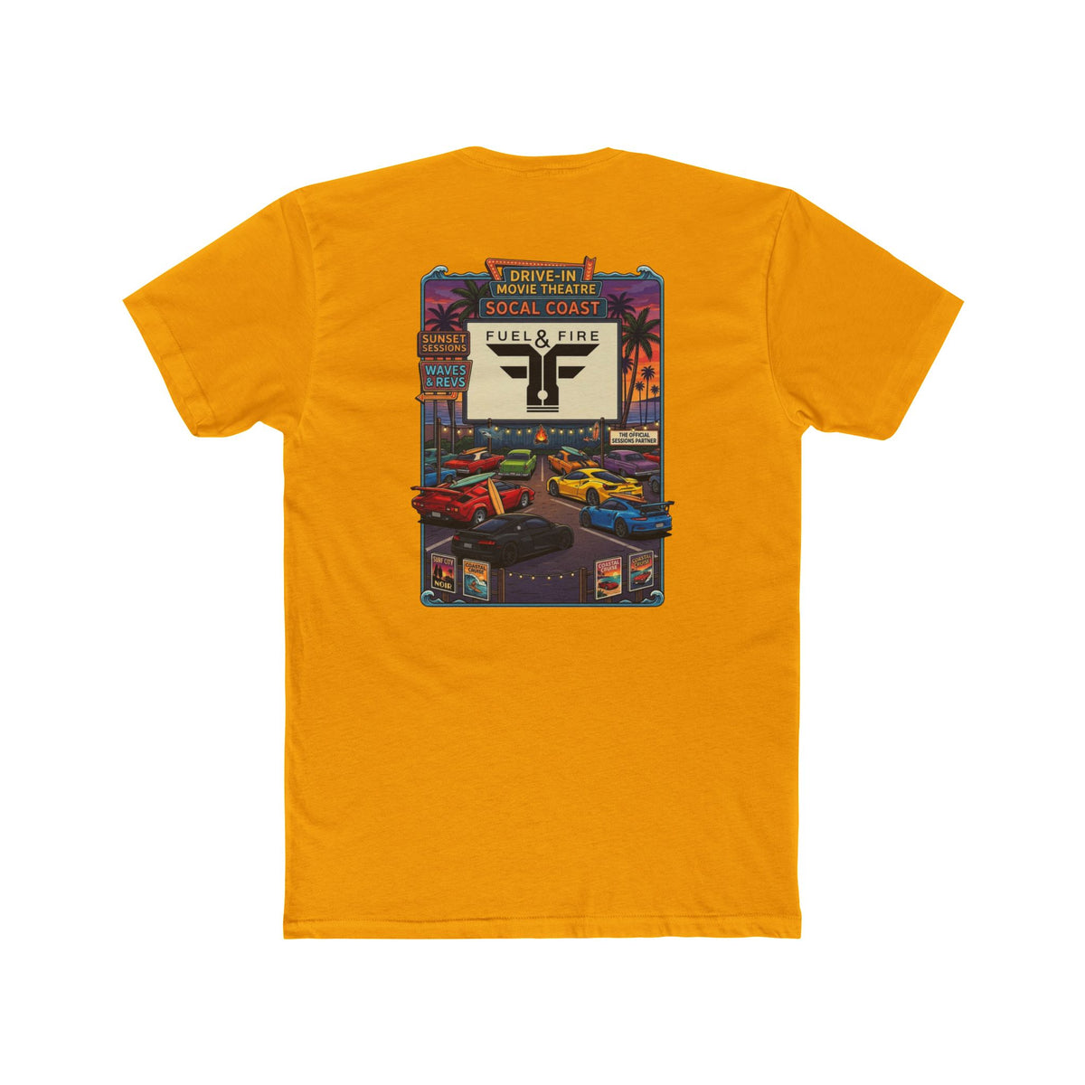 Crew Tee — "Fuel & Fire" SoCal Drive-In Tee