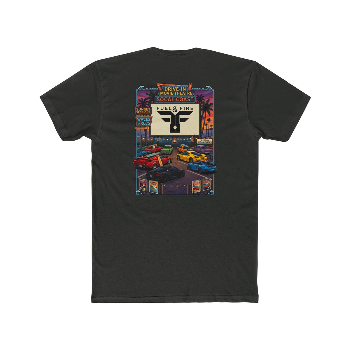 Crew Tee — "Fuel & Fire" SoCal Drive-In Tee