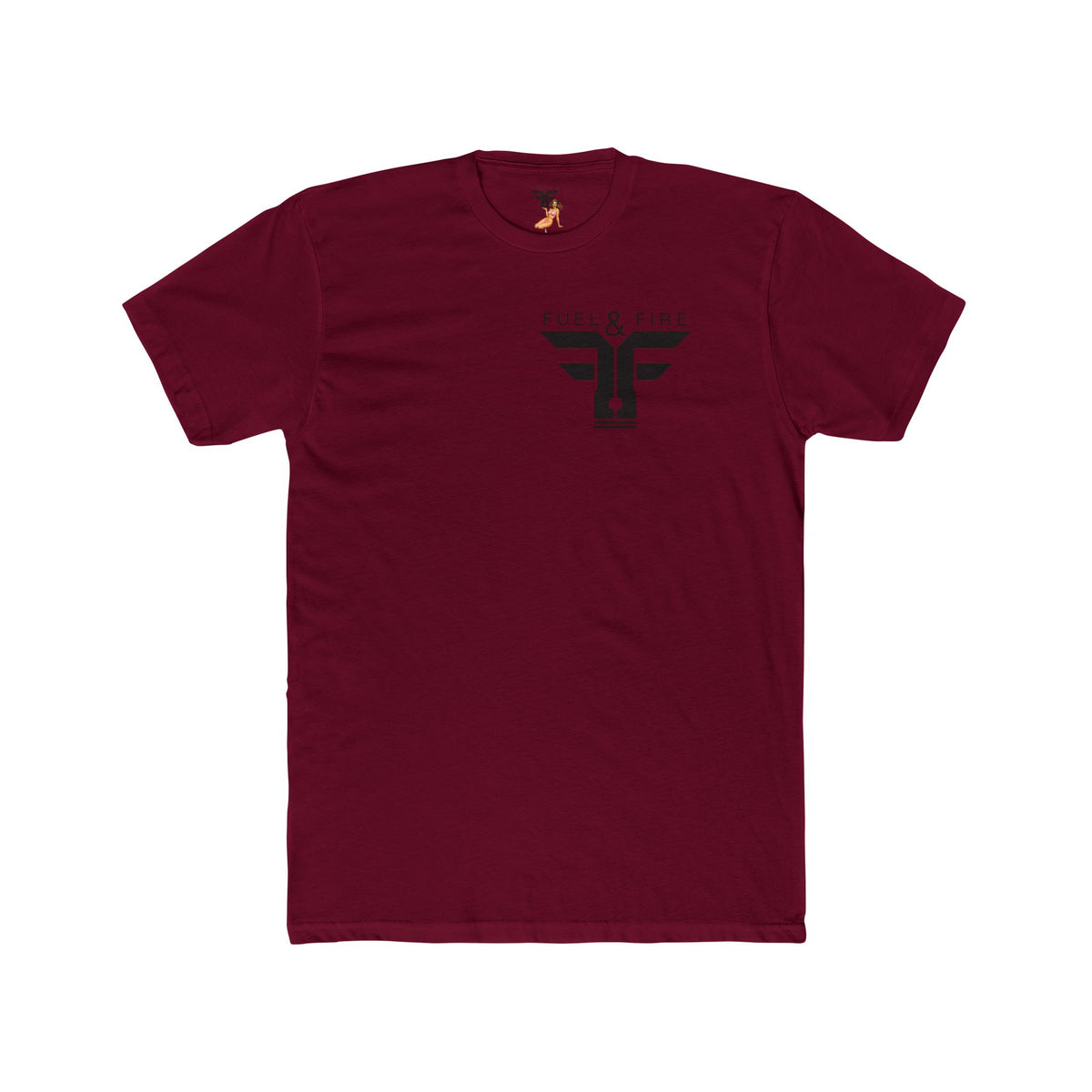 Fuel & Fire Muscle Car Tee — Honest Abe Hot Rod Graphic T-Shirt