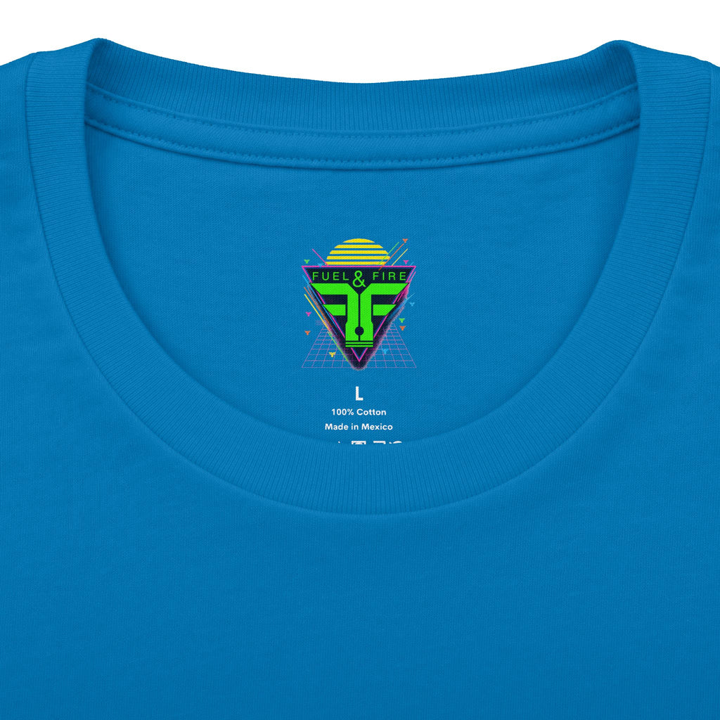 Retro Sunset 1.21 Gigawatts Tee — 'Rise & Ride' Vintage Palm Beach Graphic T-Shirt