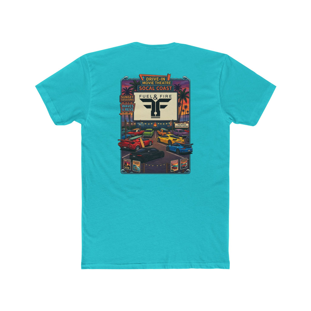 Crew Tee — "Fuel & Fire" SoCal Drive-In Tee
