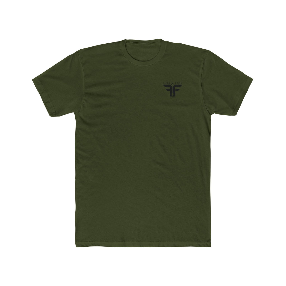Fuel & Fire Retro Logo Tee — Small Batch Handcrafted Graphic T-Shirt