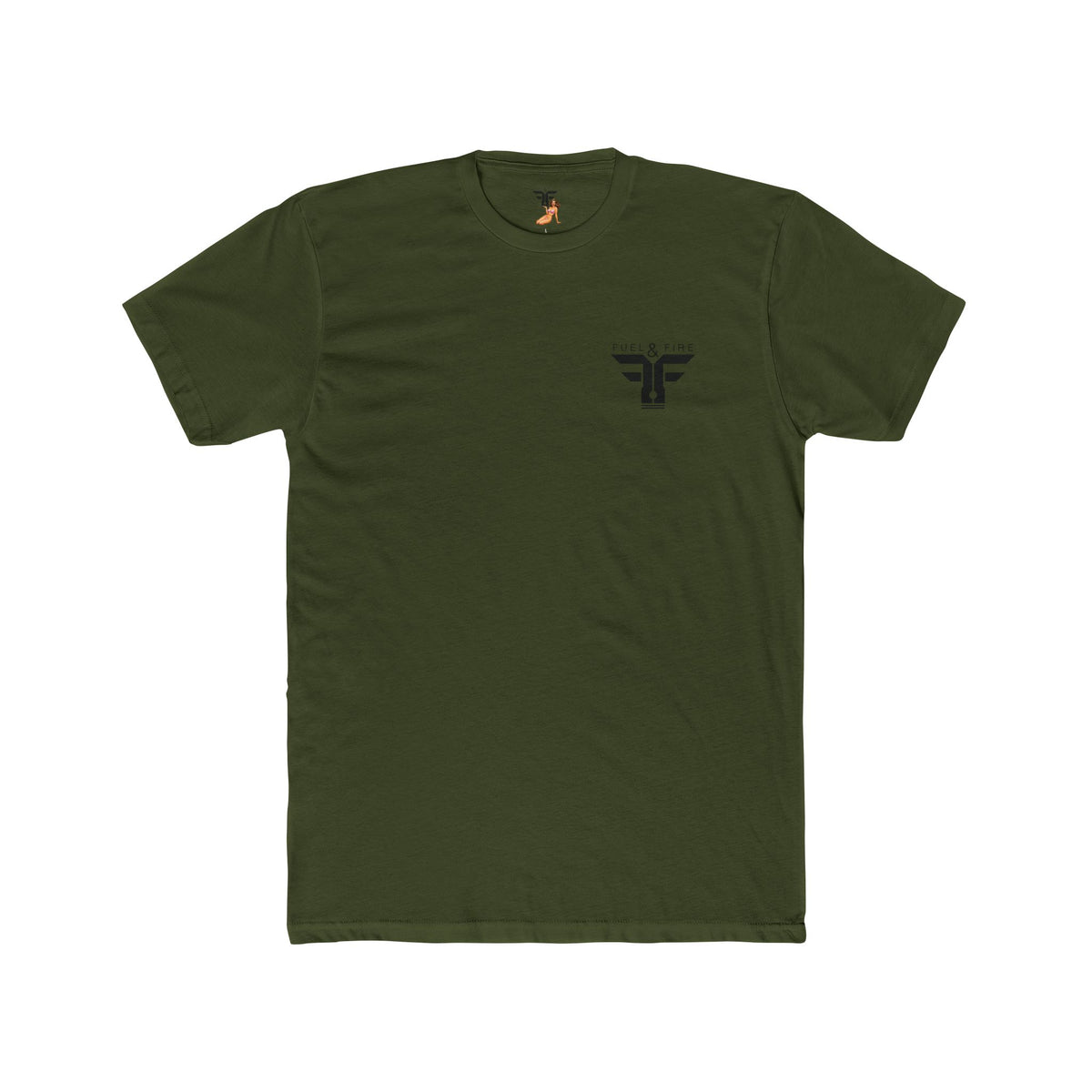 Fuel & Fire Retro Diner T-Shirt — Fired Up By The Night Graphic Tee