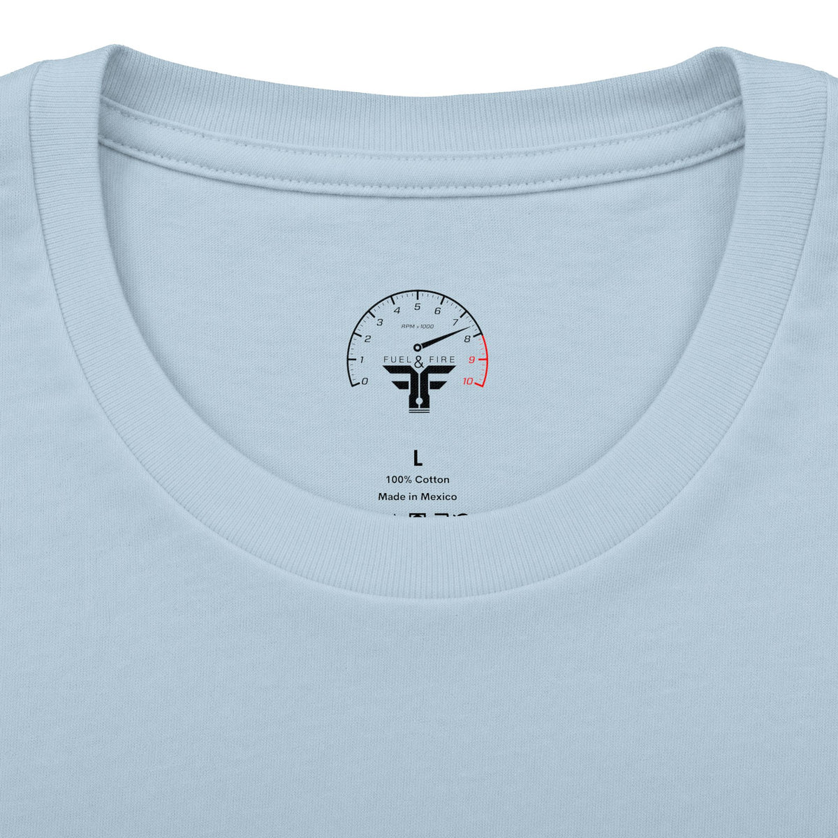 Fuel & Fire Racing Tee — 'I Have Fought, I Have Finished, I Have Kept the Faith' Crew Shirt