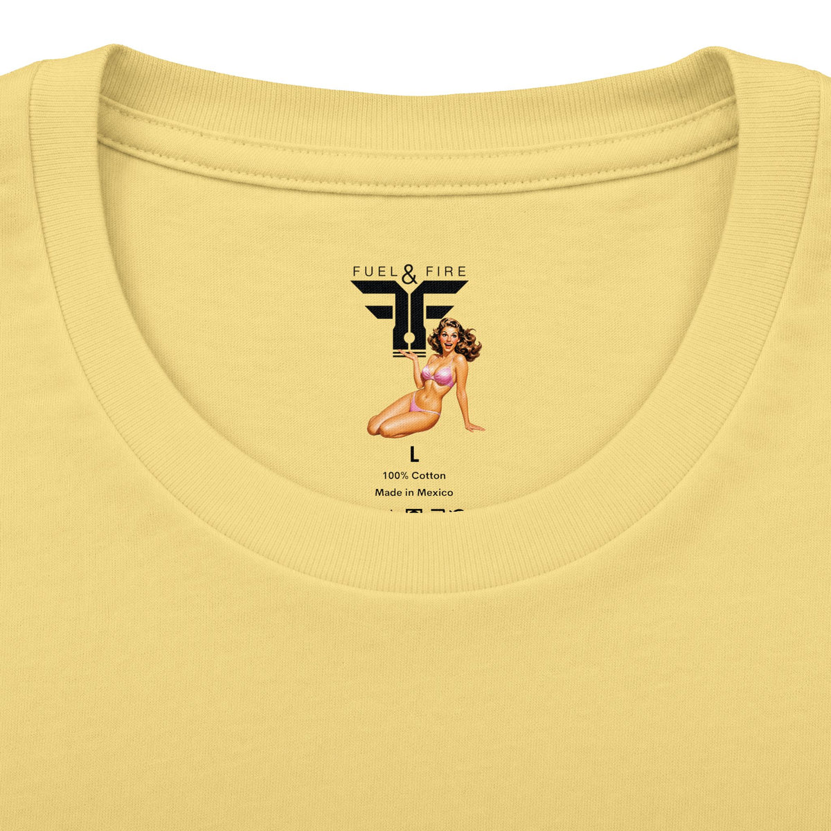 Fuel & Fire Racing Tee — Laguna Seca Graphic Cotton Crewneck