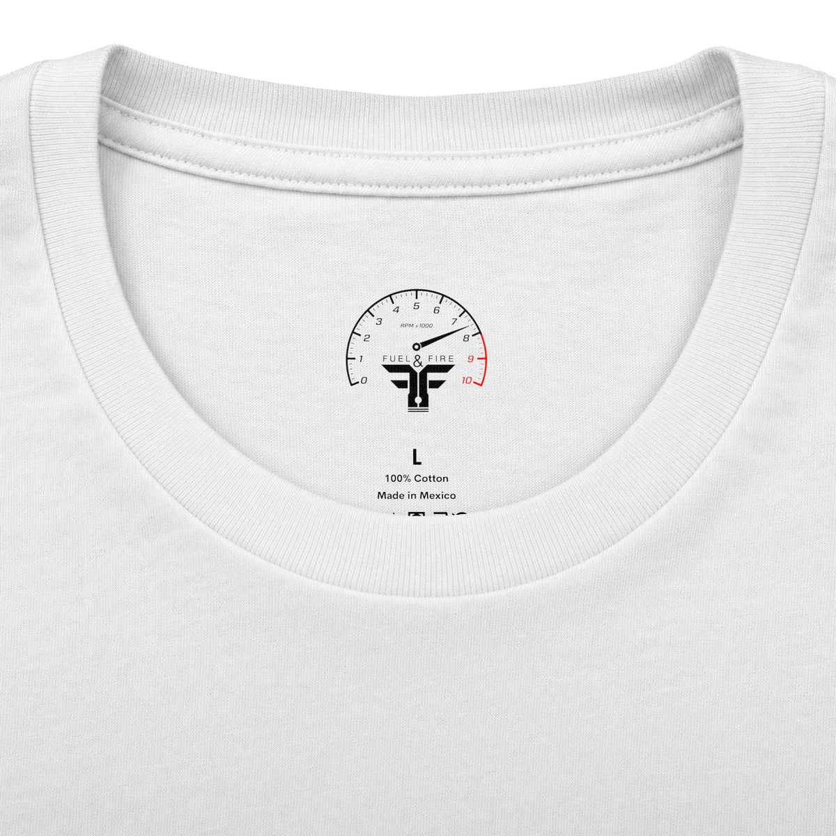 Fuel & Fire Racing Tee — 'I Have Fought, I Have Finished, I Have Kept the Faith' Crew Shirt
