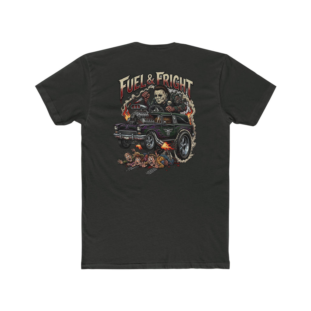 Fuel & Fright Tee — Halloween Car Graphic T-Shirt