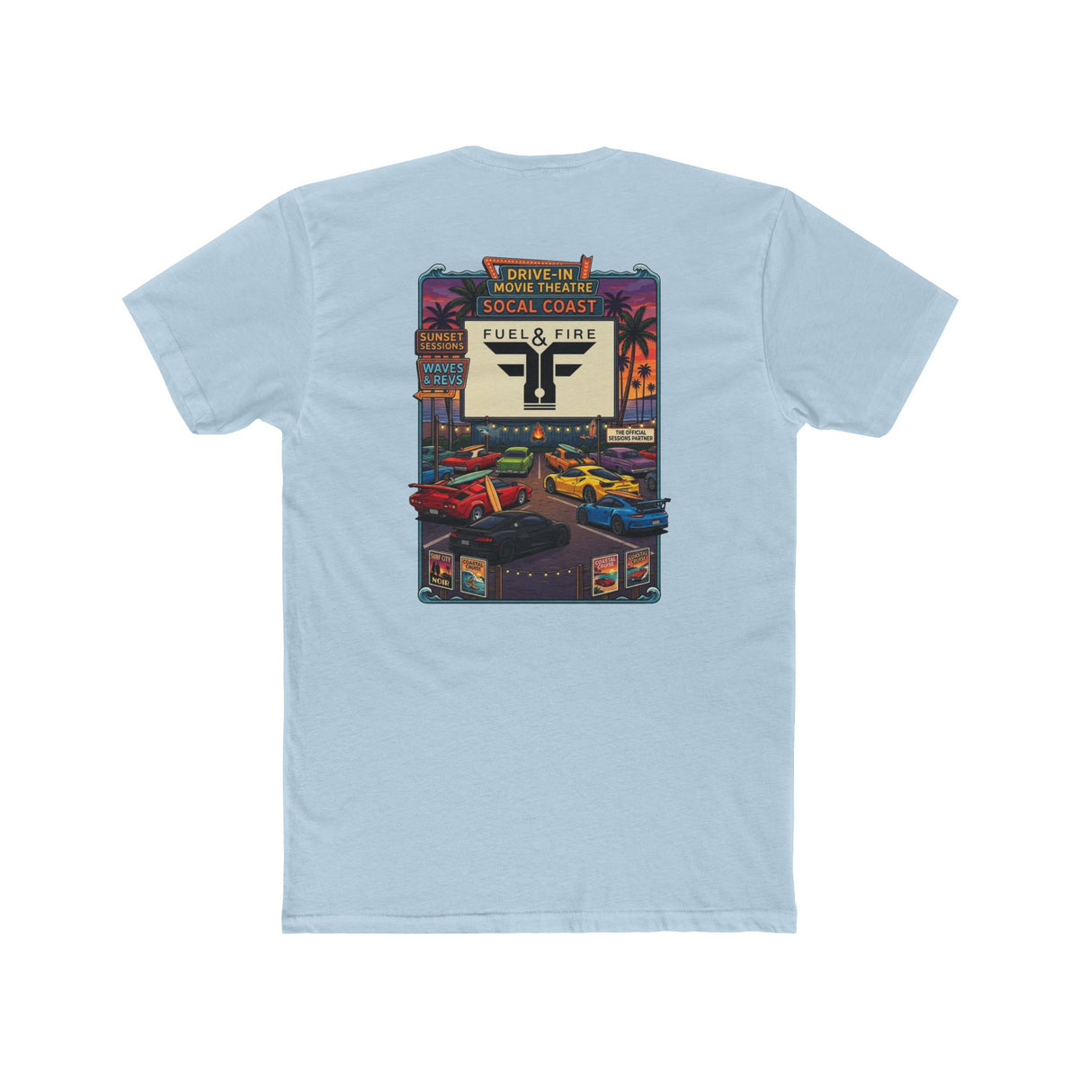 Crew Tee — "Fuel & Fire" SoCal Drive-In Tee
