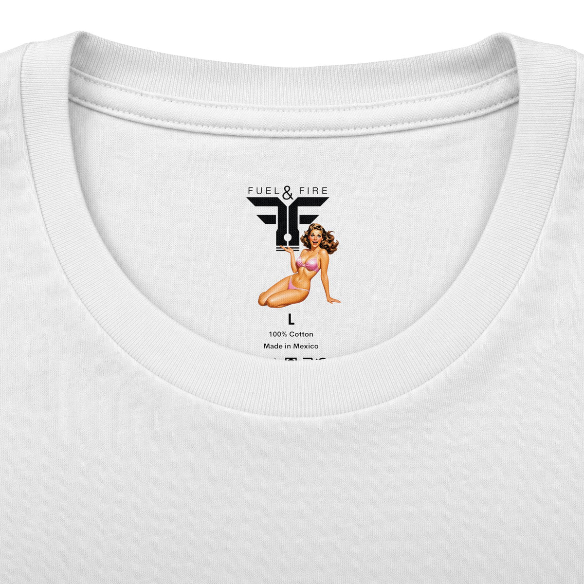 Fuel & Fire Racing Tee — Laguna Seca Graphic Cotton Crewneck