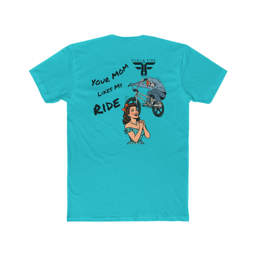 Your Mom Likes My Ride Tee — Vintage BMX Graphic Cotton T-Shirt