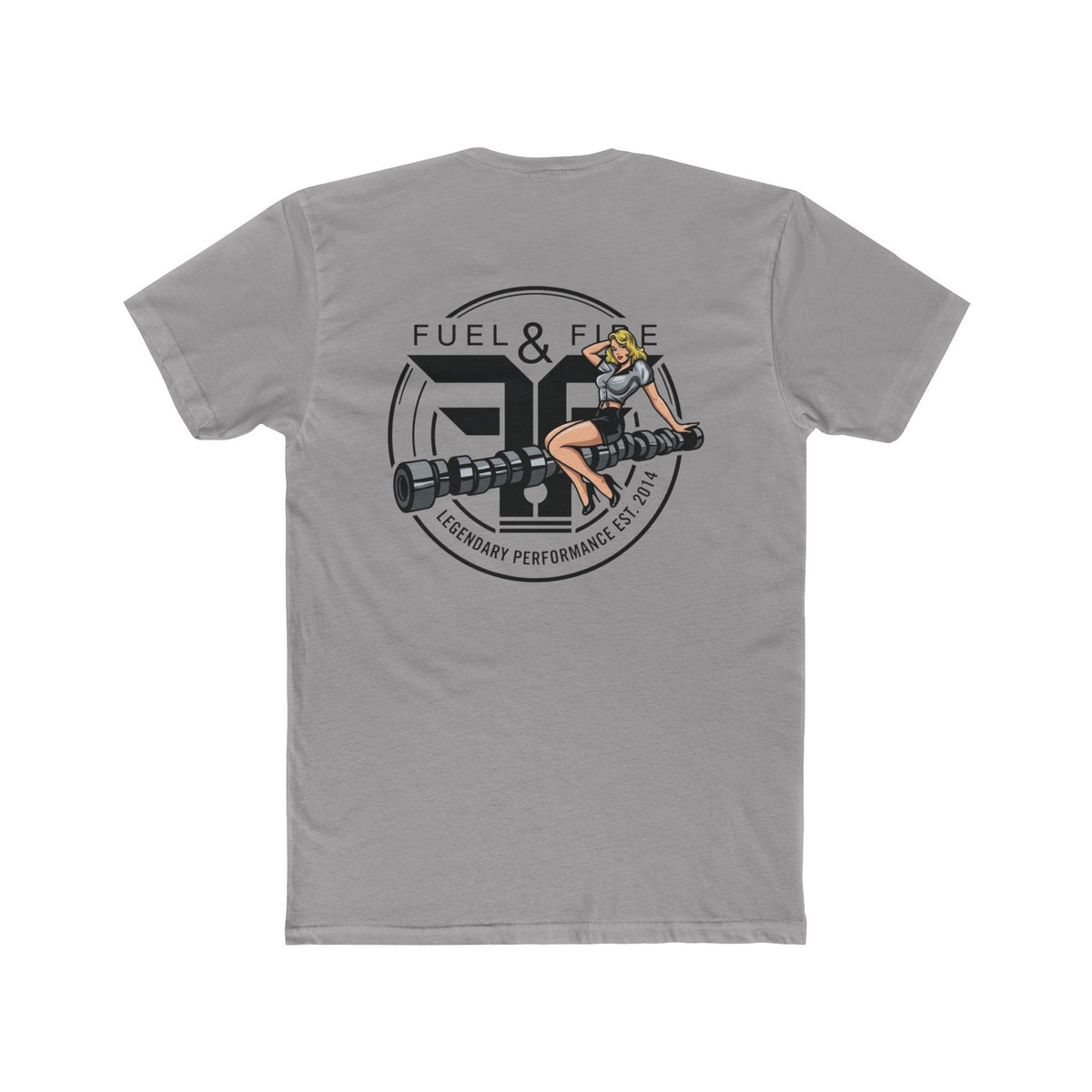 Fuel & Fire Camshaft T-Shirt — Pinup Cam Graphic Tee