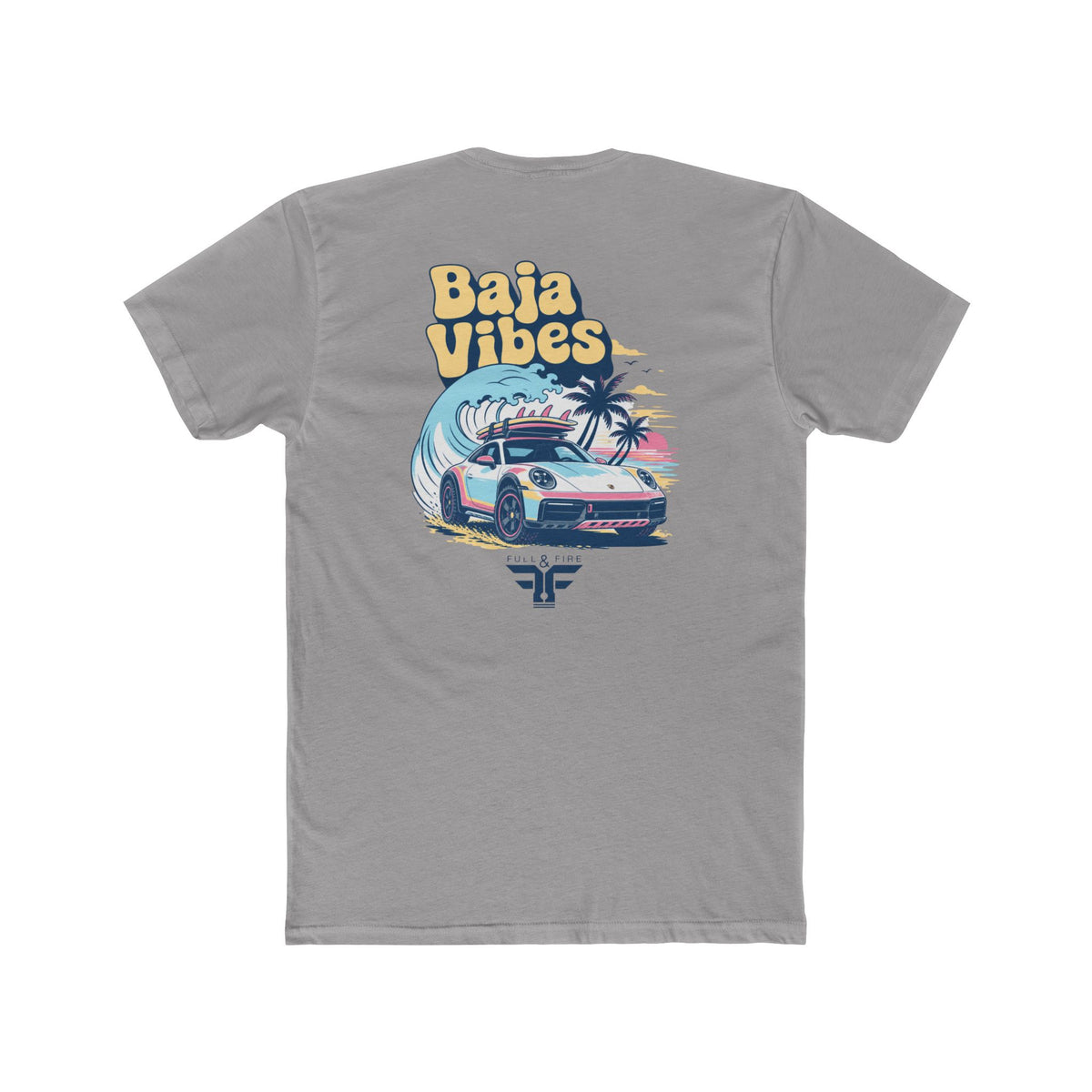 Baja Vibes Dakar Tee — Vintage Surf Car Graphic T-Shirt