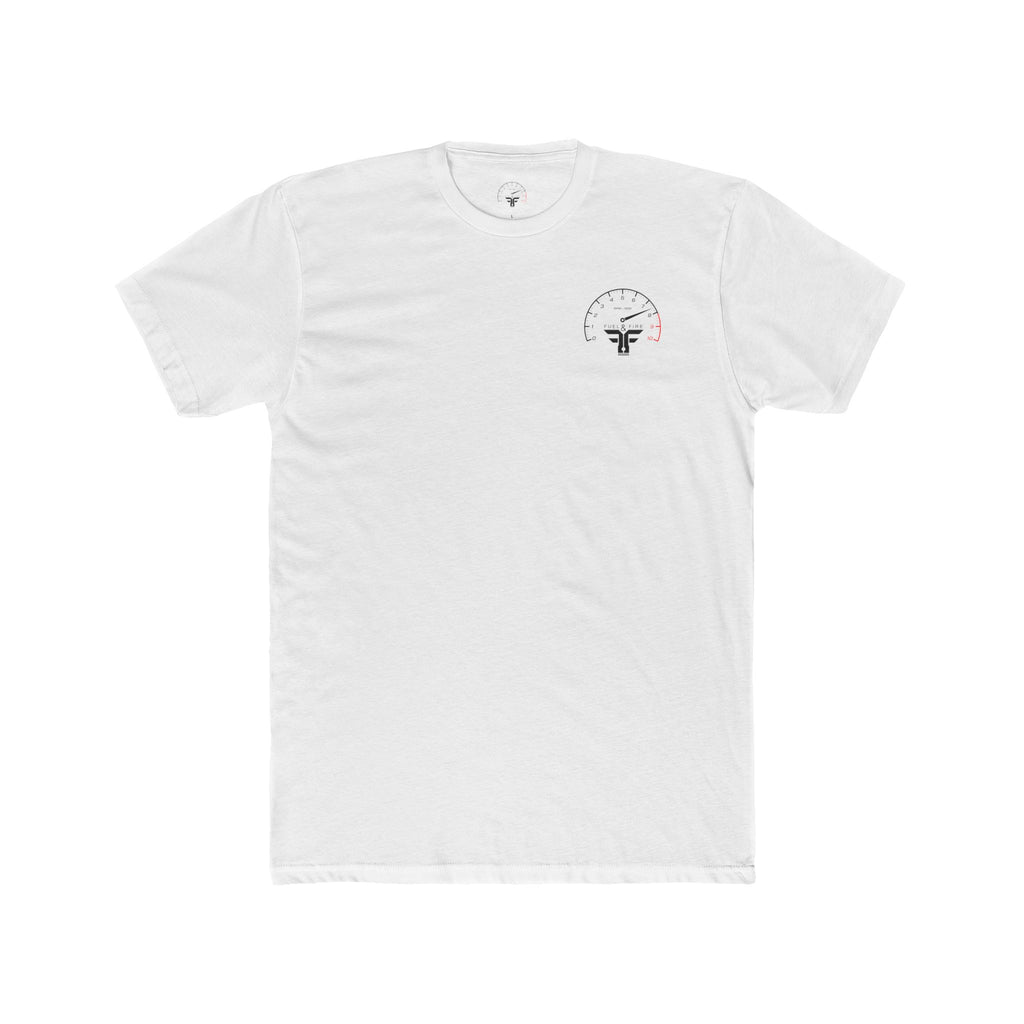 Fuel & Fire Racing Tee — 'I Have Fought, I Have Finished, I Have Kept the Faith' Crew Shirt