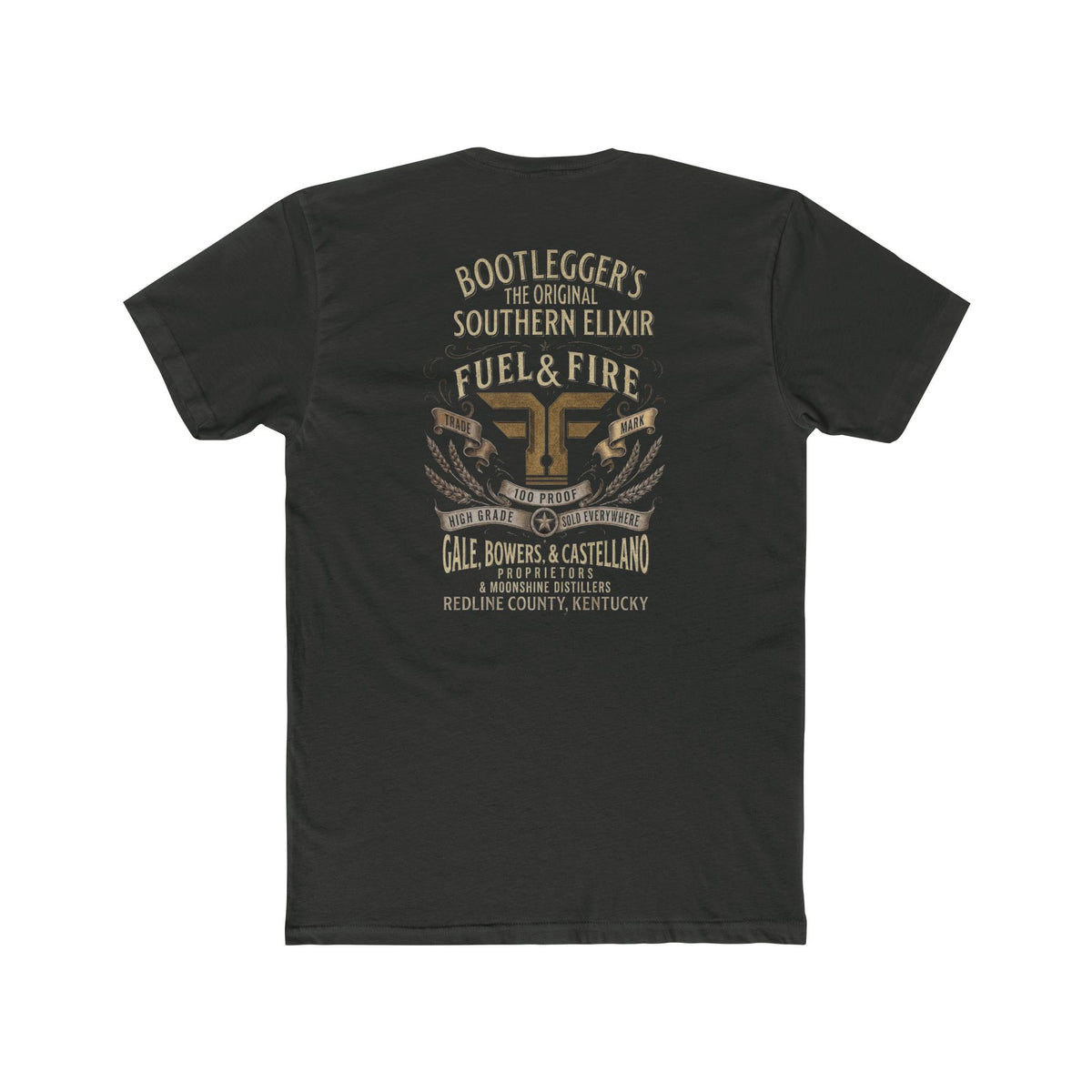Bootlegger's Southern Elixir T-Shirt – Fuel & Fire Distillery Tee