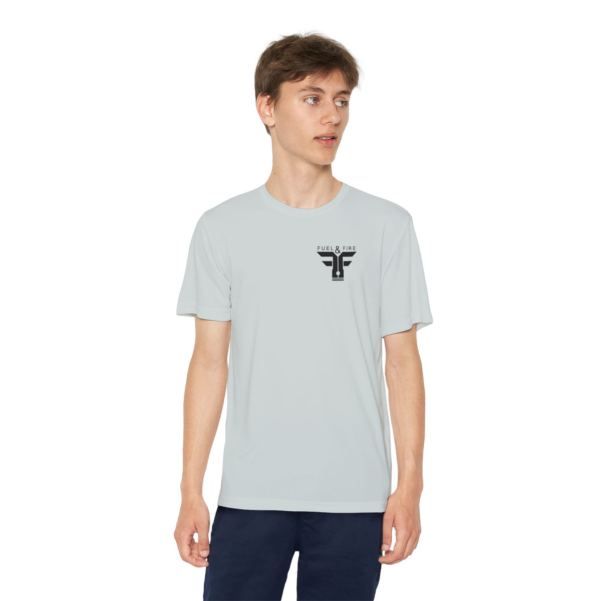 Youth Competitor Tee — 'Burn Rubber Not Skin' Racing Graphic Shirt