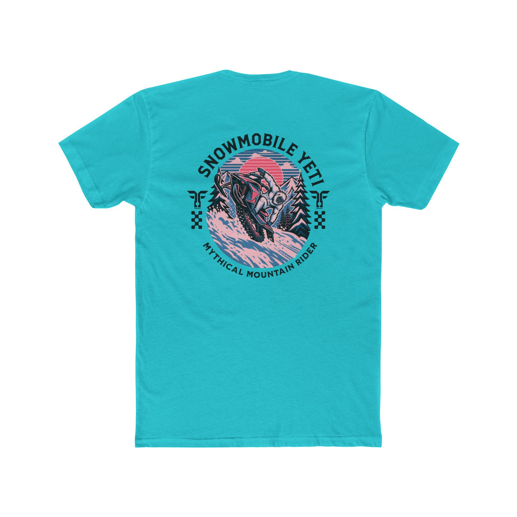Snowmobile Yeti Tee — Mythical Mountain Riding T-Shirt