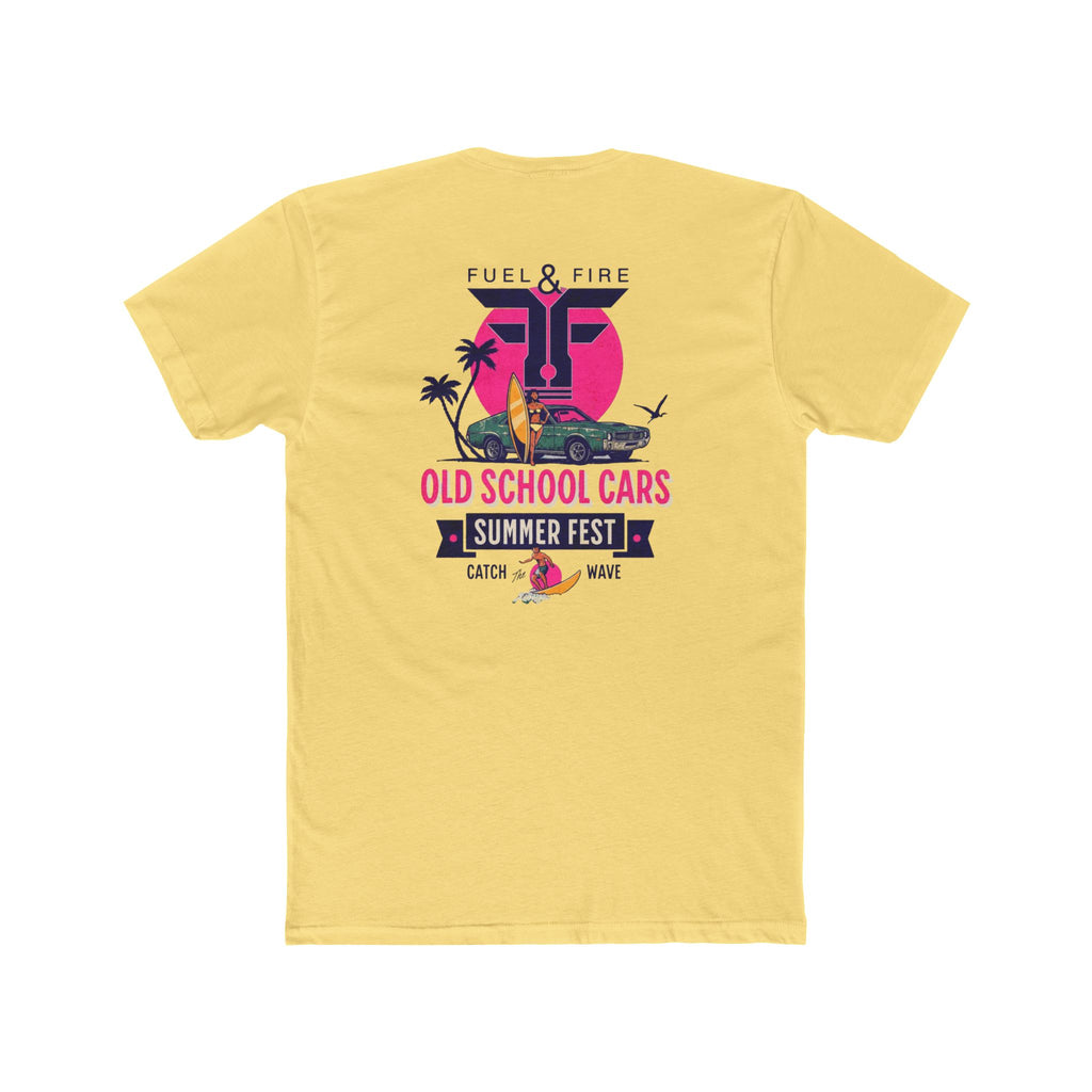 Old School Cars Summer Fest Tee — Fuel & Fire AMC AMX Car T-Shirt