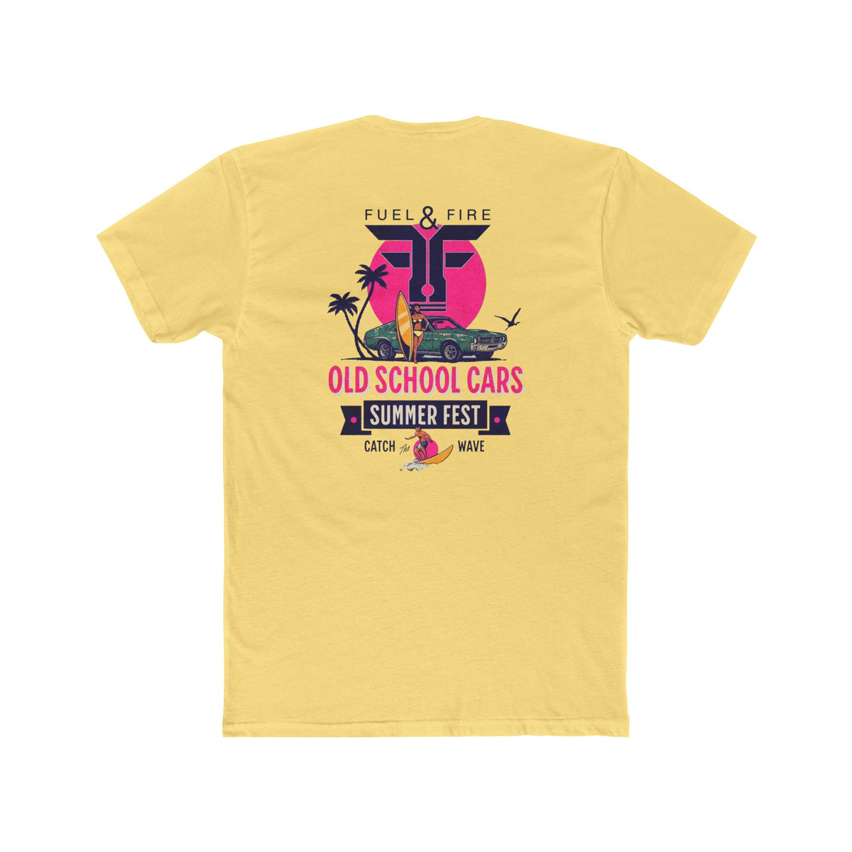 Old School Cars Summer Fest Tee — Fuel & Fire AMC AMX Car T-Shirt