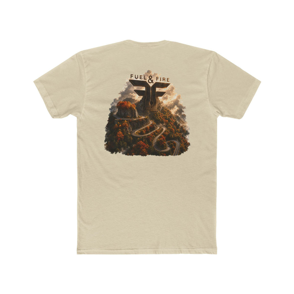 Fuel & Fire Graphic Tee — Tail of the Dragon Adventure Logo T-Shirt