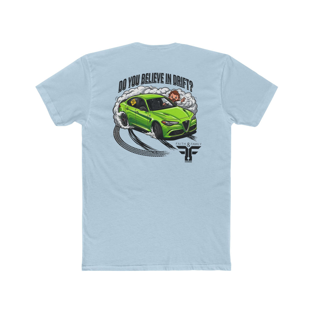 Baby Jesus Tee — "Do You Believe in Drift?" Car Racing T-Shirt